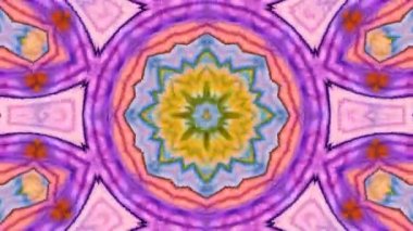 Soyut renkli Kaleidoscope hareketi
