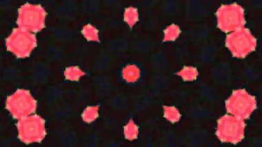 Soyut renkli Kaleidoscope hareketi