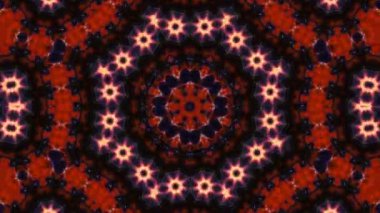 Soyut renkli Kaleidoscope hareketi