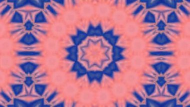 Soyut renkli Kaleidoscope hareketi