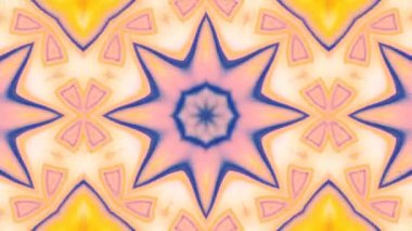 Soyut renkli Kaleidoscope hareketi
