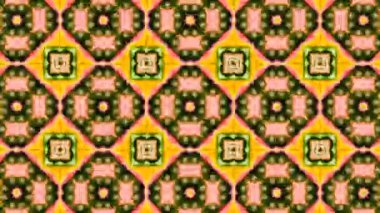 Soyut renkli Kaleidoscope hareketi