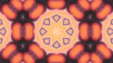 Soyut renkli Kaleidoscope hareketi