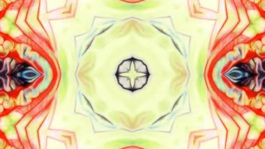 Soyut renkli Kaleidoscope hareketi
