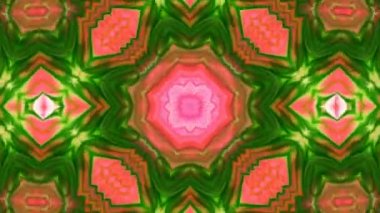 Soyut renkli Kaleidoscope hareketi