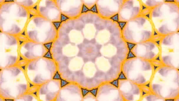 Abstract Colorful Kaleidoscope Movement — Stock Video