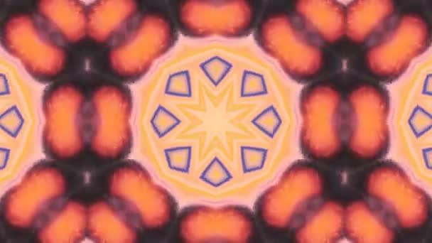 Movimento Caleidoscópio Colorido Abstrato — Vídeo de Stock