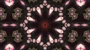 Soyut renkli Kaleidoscope hareketi