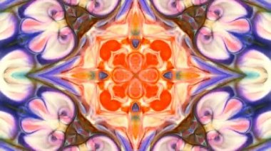 Soyut renkli Kaleidoscope hareketi