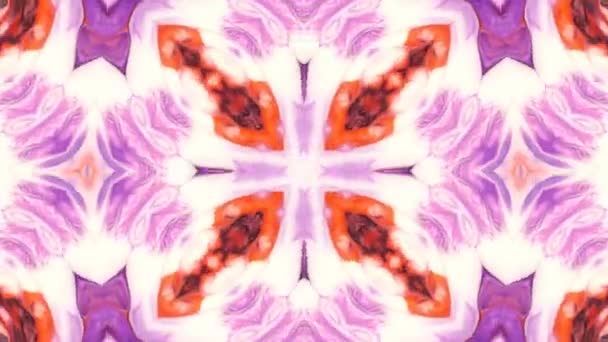 Mouvement Kaléidoscope Coloré Abstrait — Video