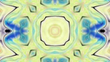 Soyut renkli Kaleidoscope hareketi