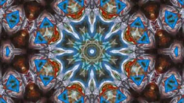 Soyut renkli Kaleidoscope hareketi