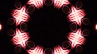 Soyut renkli Kaleidoscope hareketi