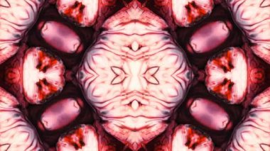 Soyut renkli Kaleidoscope hareketi