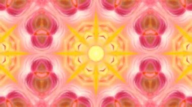 Soyut renkli Kaleidoscope hareketi