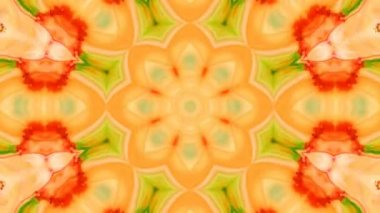 Soyut renkli Kaleidoscope hareketi