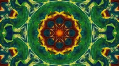 Soyut renkli Kaleidoscope hareketi