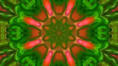 Soyut renkli Kaleidoscope hareketi