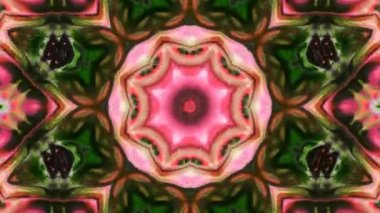 Soyut renkli Kaleidoscope hareketi