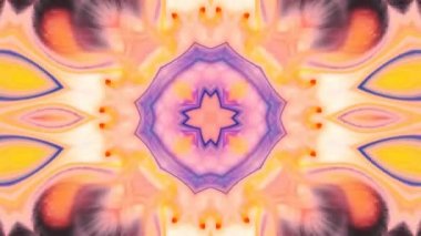 Soyut renkli Kaleidoscope hareketi