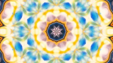 Soyut renkli Kaleidoscope hareketi