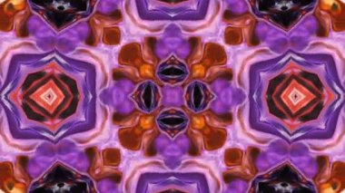 Soyut renkli Kaleidoscope hareketi