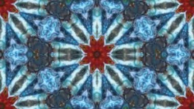 Soyut renkli Kaleidoscope hareketi