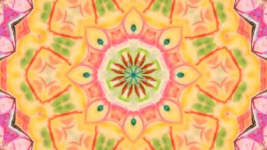 Soyut renkli Kaleidoscope hareketi