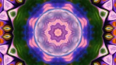 Soyut renkli Kaleidoscope hareketi