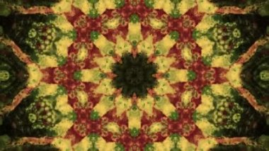 Soyut renkli Kaleidoscope hareketi