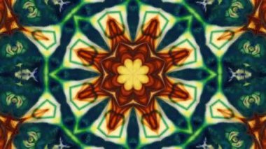 Soyut renkli Kaleidoscope hareketi