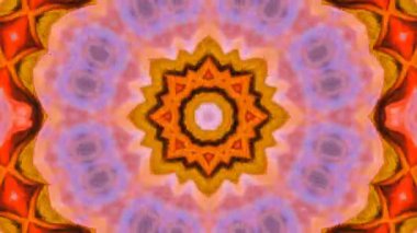 Soyut renkli Kaleidoscope hareketi