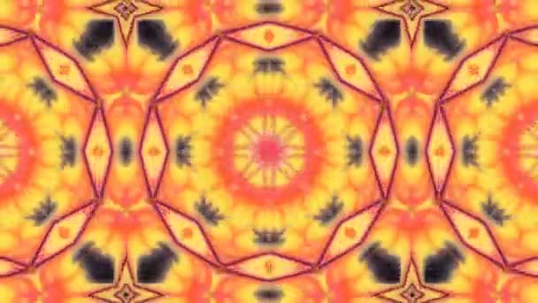 Abstract Colorful Kaleidoscope Movement — Stock Video