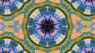 Soyut renkli Kaleidoscope hareketi