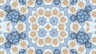 Soyut renkli Kaleidoscope hareketi