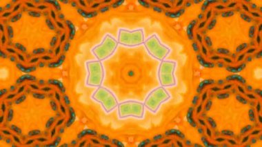 Soyut renkli Kaleidoscope hareketi