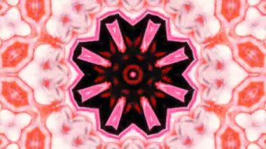 Soyut renkli Kaleidoscope hareketi