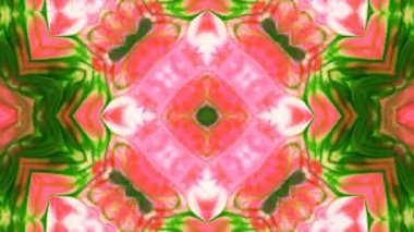 Soyut renkli Kaleidoscope hareketi