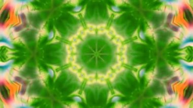 Soyut renkli Kaleidoscope hareketi