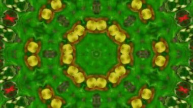 Soyut renkli Kaleidoscope hareketi