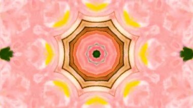 Soyut renkli Kaleidoscope hareketi