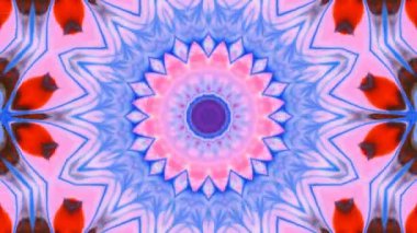Soyut renkli Kaleidoscope hareketi