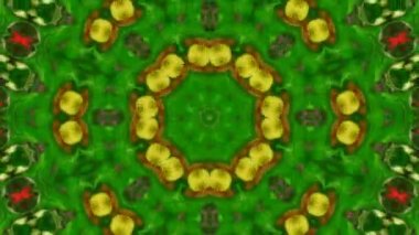 Soyut renkli Kaleidoscope hareketi