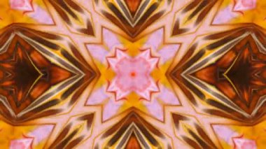 Soyut renkli Kaleidoscope hareketi