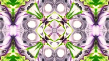 Soyut renkli Kaleidoscope hareketi