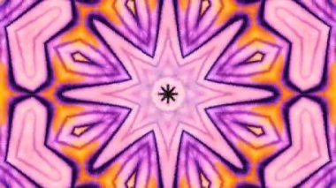 Soyut renkli Kaleidoscope hareketi