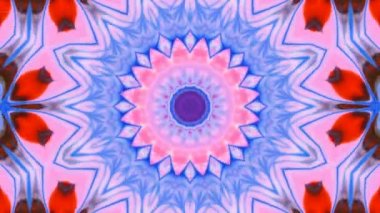 Soyut renkli Kaleidoscope hareketi
