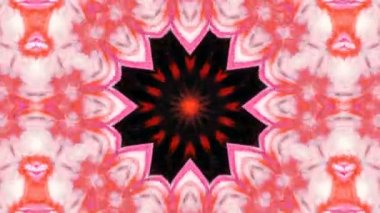 Soyut renkli Kaleidoscope hareketi