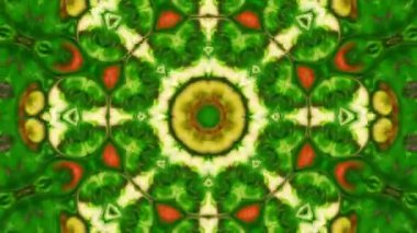 Soyut renkli Kaleidoscope hareketi