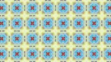 Soyut renkli Kaleidoscope hareketi